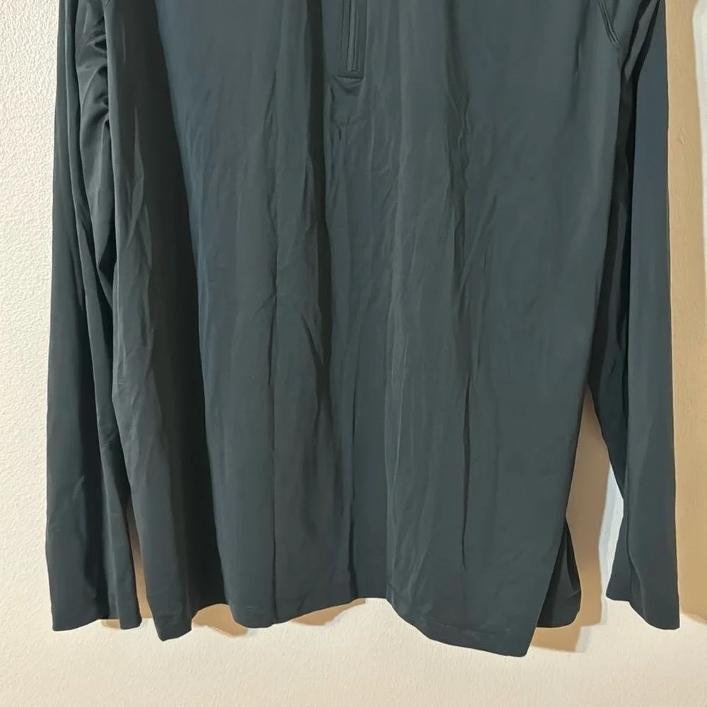 The North Face Mens FlashDry 1/4 Zip Long Sleeve Lightweight Gray XL